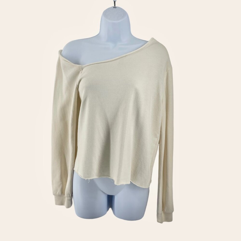 Lanston Off White Off the Shoulder Sweater‎ Size XS